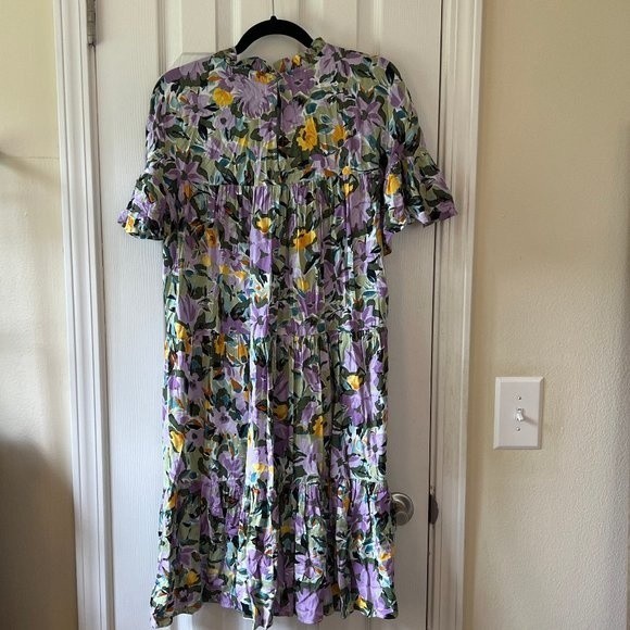 NWT Donna Morgan Dress | Lilac multicolored floral | Size 14 - Picture 3 of 3